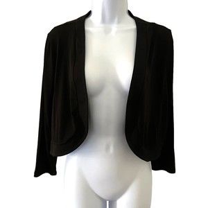 Glamour Cropped Open-Front Cardigan Women’s Size Large